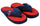 Minnesota Twins Slipper - Women Thong Flip Flop - (1 Pair) - M -
