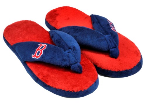 Boston Red Sox Slipper - Women Thong Flip Flop - (1 Pair) - L -