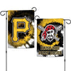 Pittsburgh Pirates Flag 12x18 Garden Style 2 Sided Tie Dye - Special Order - WinCraft