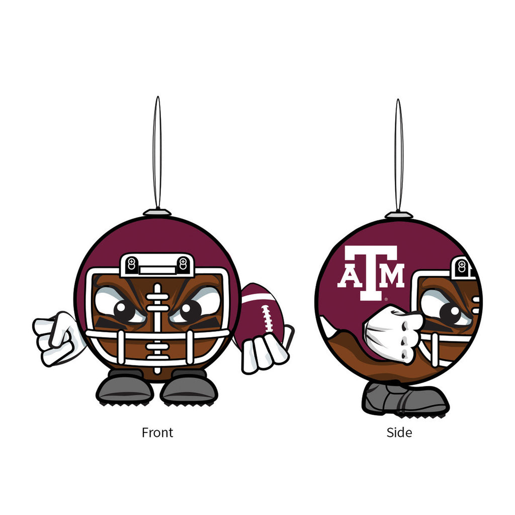 Texas A&M Aggies Ornament Ball Head - Evergreen Enterprises