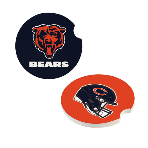 Chicago Bears Car Coaster Set 2 Pack Periodic Restock - Evergreen Enterprises
