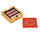 Chicago Bears Coaster Set 4 Piece with Wood Caddy - Evergreen Enterprises