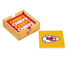 Kansas City Chiefs Coaster Set 4 Piece with Wood Caddy - Evergreen Enterprises