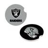 Las Vegas Raiders Car Coaster Set 2 Pack Periodic Restock - Evergreen Enterprises