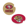 San Francisco 49ers Car Coaster Set 2 Pack Periodic Restock - Evergreen Enterprises