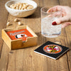Baltimore Orioles Coaster Set 4 Piece with Wood Caddy - Evergreen Enterprises