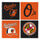 Baltimore Orioles Coaster Set 4 Piece with Wood Caddy - Evergreen Enterprises