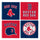 Boston Red Sox Coaster Set 4 Piece with Wood Caddy - Evergreen Enterprises