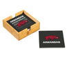 Arkansas Razorbacks Coaster Set 4 Piece with Wood Caddy - Evergreen Enterprises