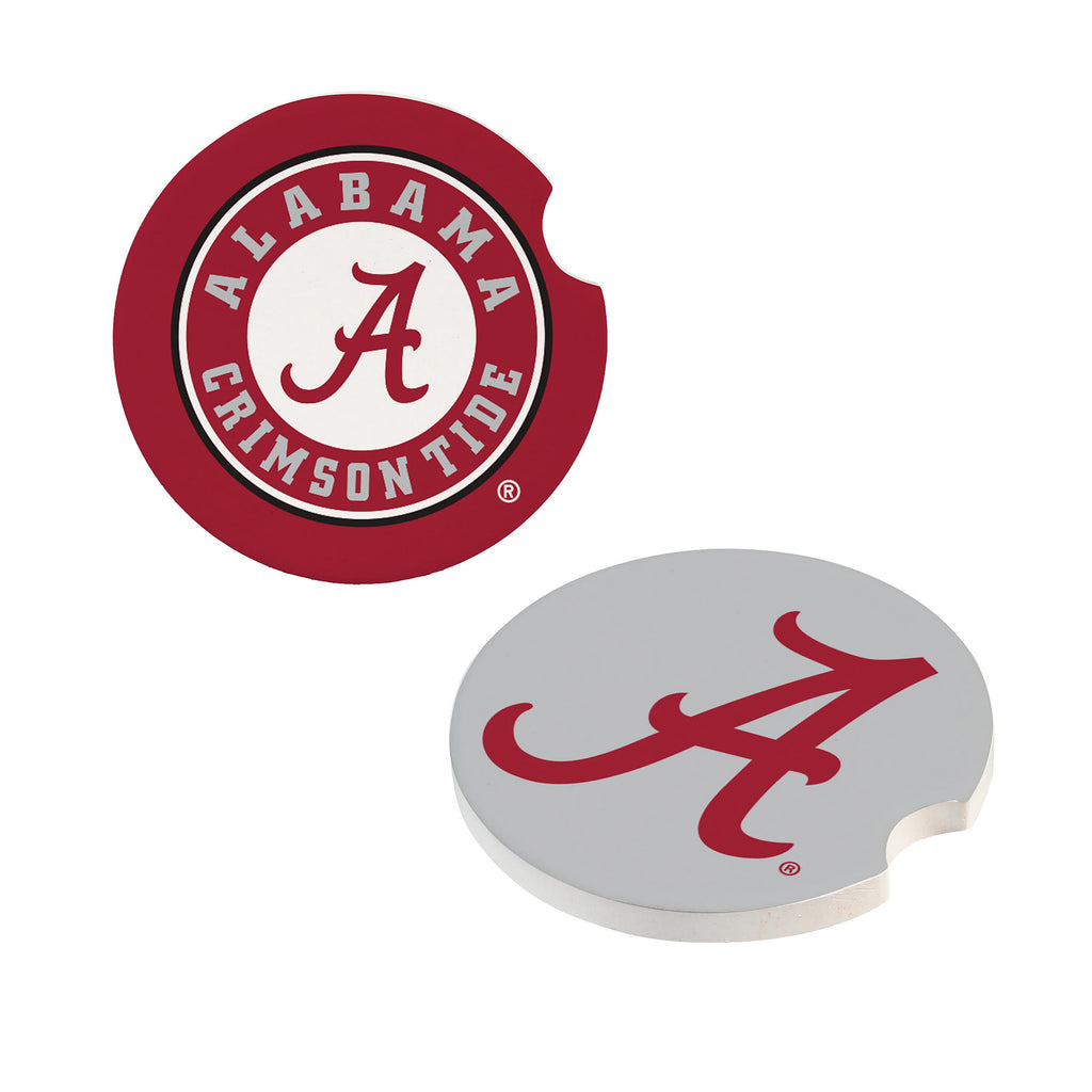 Alabama Crimson Tide Car Coaster Set 2 Pack Periodic Restock - Evergreen Enterprises