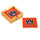 Auburn Tigers Coaster Set 4 Piece with Wood Caddy - Evergreen Enterprises