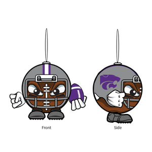 Kansas State Wildcats Ornament Ball Head - Evergreen Enterprises