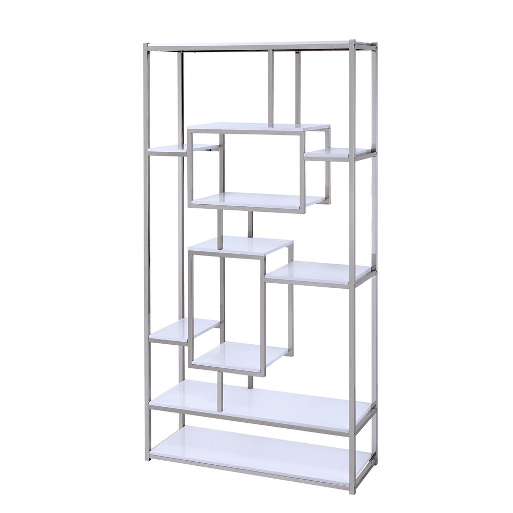 Alize Bookcase, White - Steve Silver