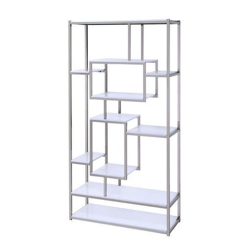 Alize Bookcase, White - Steve Silver