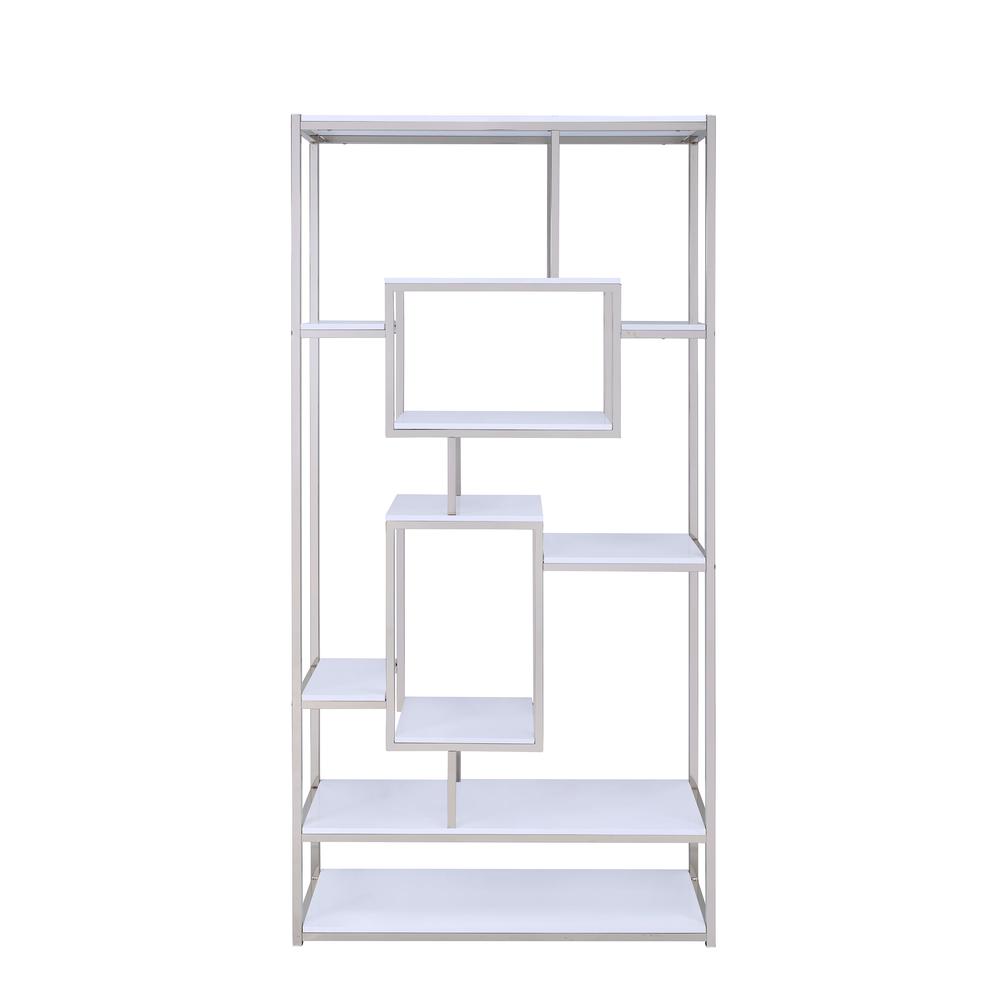 Alize Bookcase, White - Steve Silver