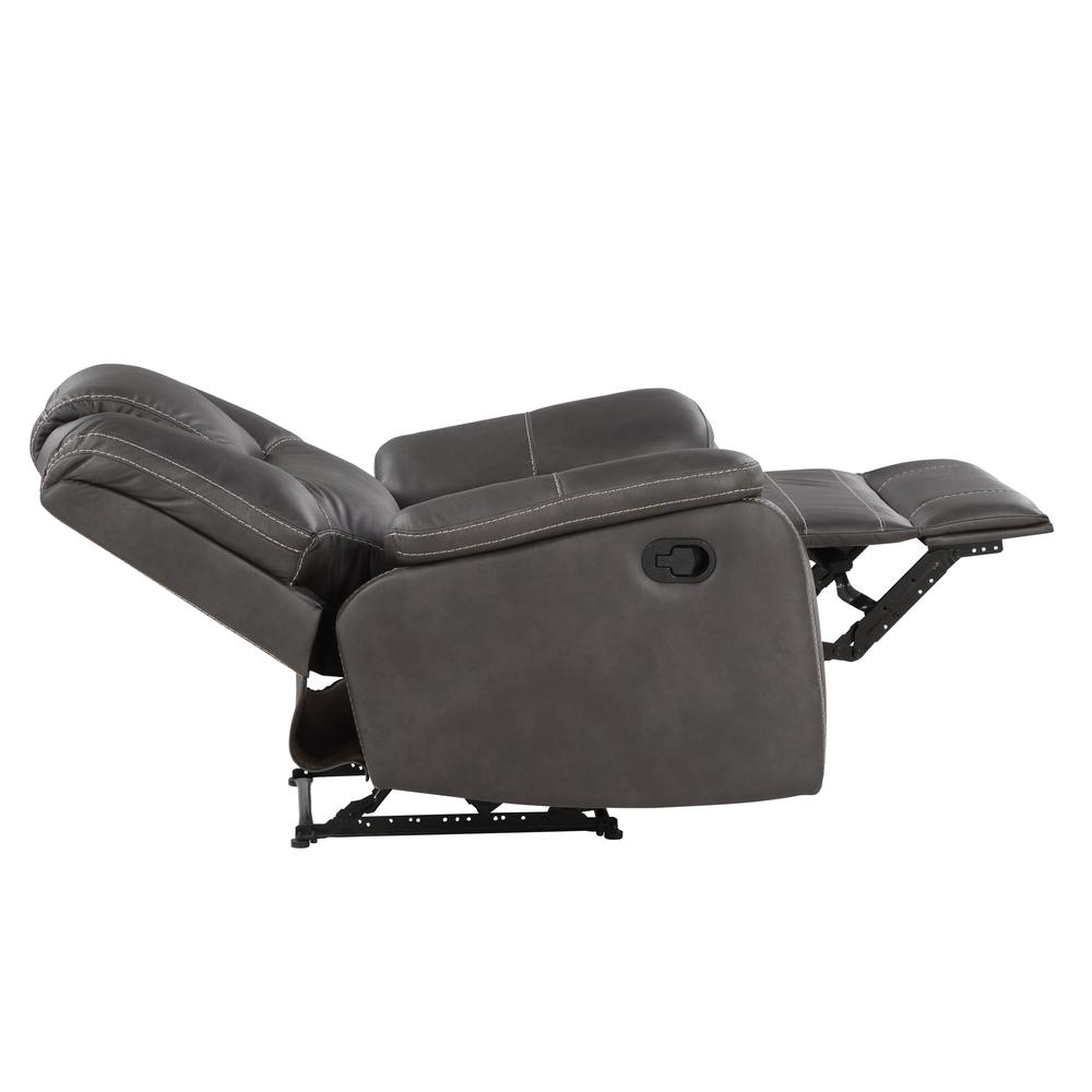 Katrine Manual Recliner - Charcoal - Steve Silver
