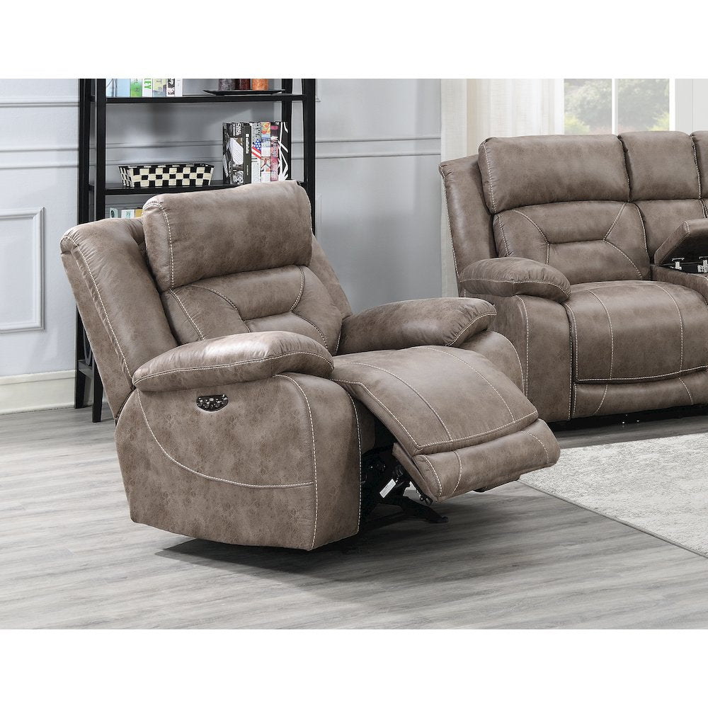 Aria Power Glider Recliner - Desert Sand - Steve Silver