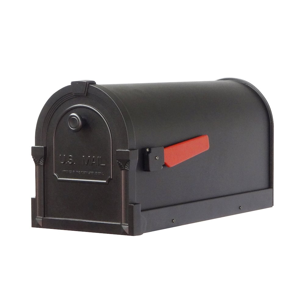 Savannah Curbside Mailbox and Tacoma Mailbox Post with Direct Burial Kit - Special Lite Products