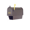 Curbside Mailbox with Newspaper Tube, Front Address Numbers and Fresno Mailbox - Special Lite Products