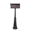 Hummingbird Curbside Mailbox with Locking Insert and Tacoma Mailbox Post - Special Lite Products