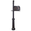 Hummingbird Curbside Mailbox, Locking Insert and Fresno Mailbox Post - Special Lite Products