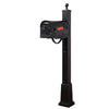 Hummingbird Curbside Mailbox with Locking Insert and Springfield Mailbox - Special Lite Products