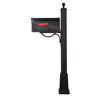 Hummingbird Curbside Mailbox with Locking Insert and Springfield Mailbox - Special Lite Products
