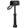 Berkshire Curbside Mailbox with Front Address Numbers and Bradford Mailbox Post - Special Lite Products