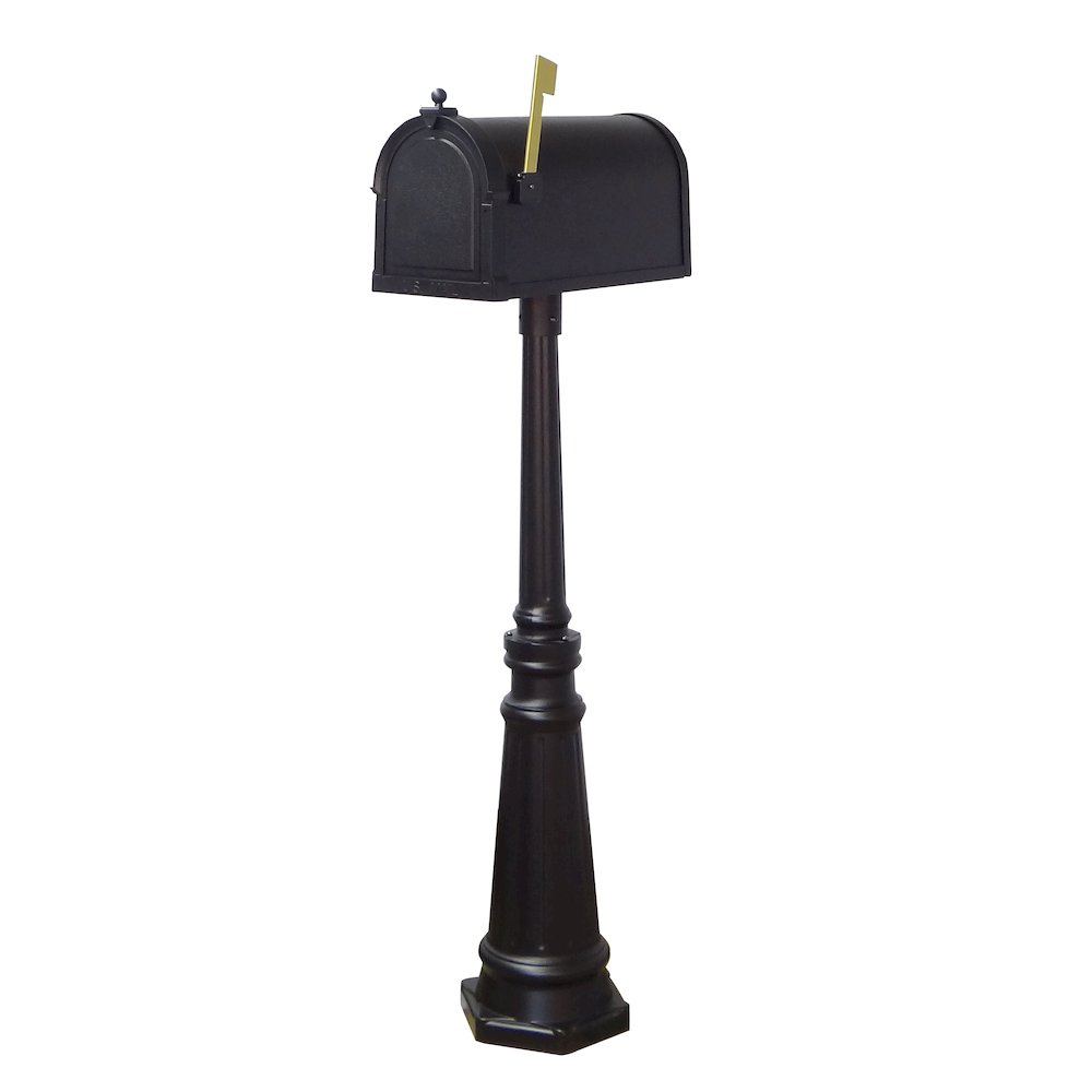 Berkshire Curbside Mailbox with Locking Insert and Tacoma Mailbox Post - Special Lite Products