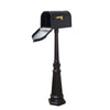 Berkshire Curbside Mailbox and Tacoma Mailbox Post with Direct Burial Kit - Special Lite Products