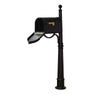 Berkshire Curbside Mailbox with Front Address Numbers and Ashland Mailbox Post - Special Lite Products
