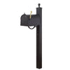 Berkshire Curbside Mailbox with Locking Insert and Springfield Mailbox Post - Special Lite Products