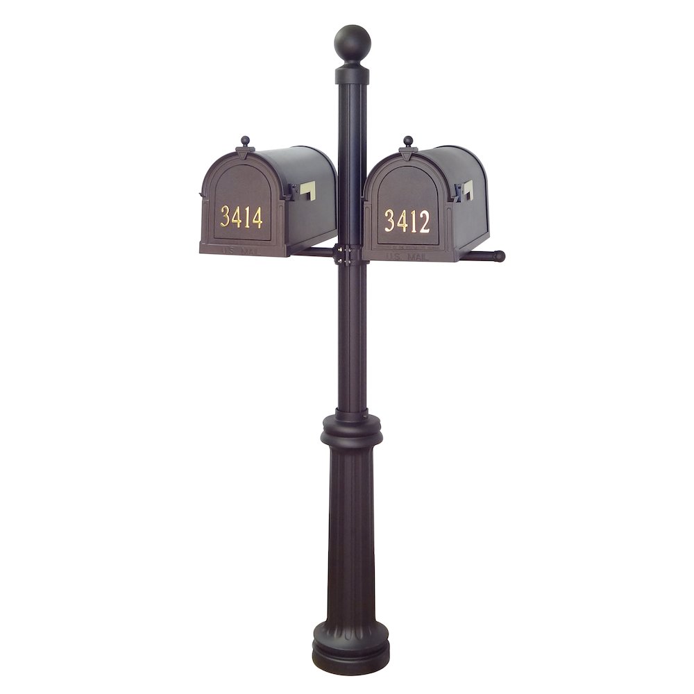 Curbside Mailboxes with Front Address Numbers, Locking Inserts - Special Lite Products