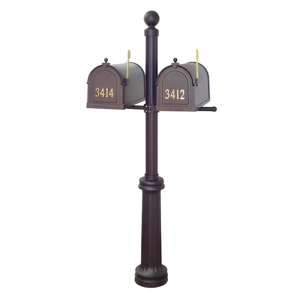 Curbside Mailboxes with Front Address Numbers, Locking Inserts - Special Lite Products