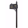 Curbside Mailbox with Front Numbers, Locking Insert and Albion Mailbox Post - Special Lite Products