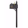 Curbside Mailbox with Front Numbers, Locking Insert and Albion Mailbox Post - Special Lite Products