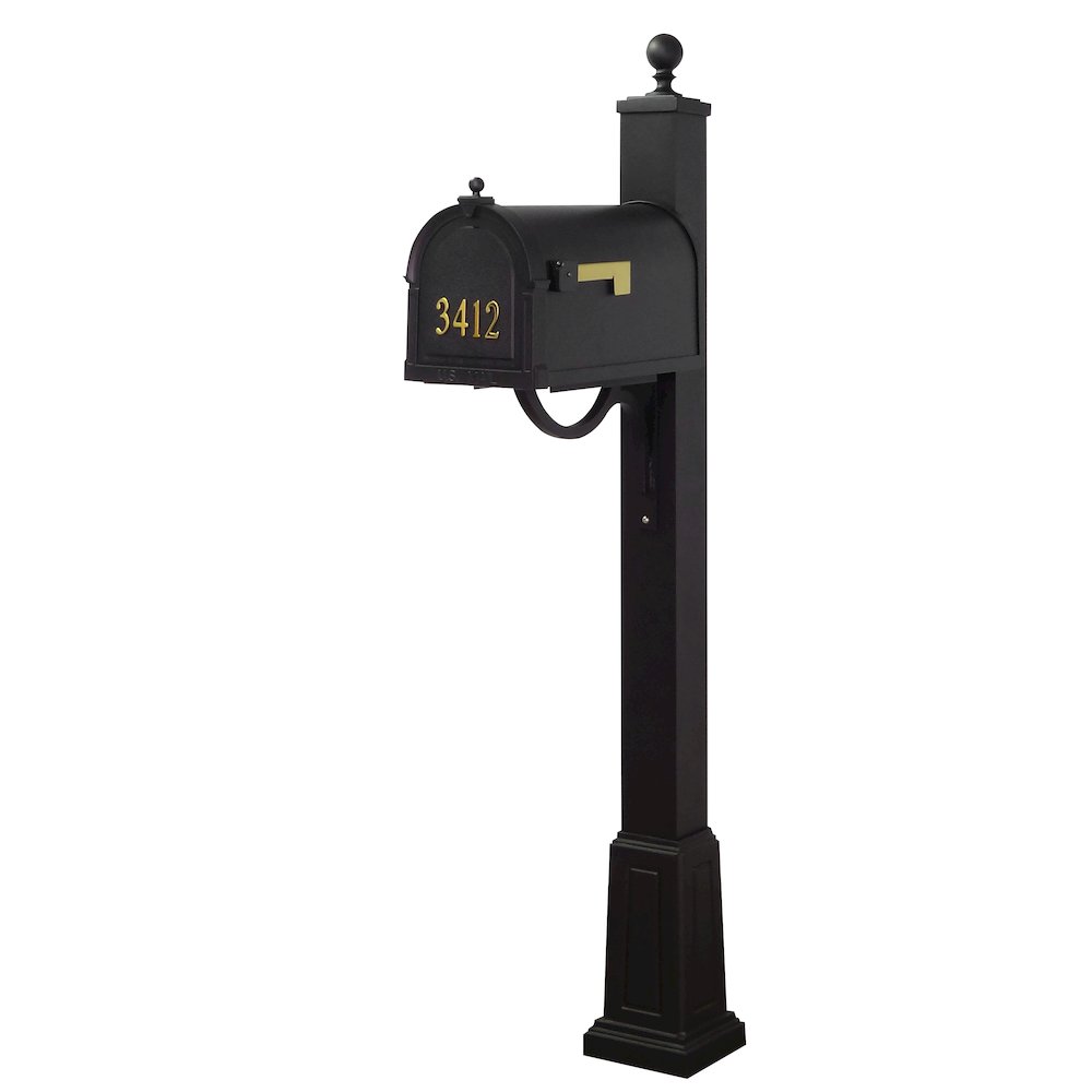 Curbside Mailbox with Front Numbers, Locking Insert and Springfield Mailbox - Special Lite Products