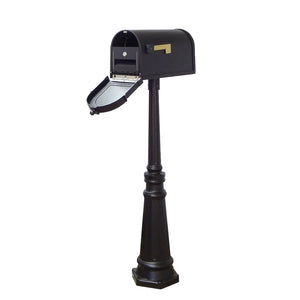 Curbside Mailbox with Locking Insert and Tacoma Mailbox with Direct Burial Kit - Special Lite Products
