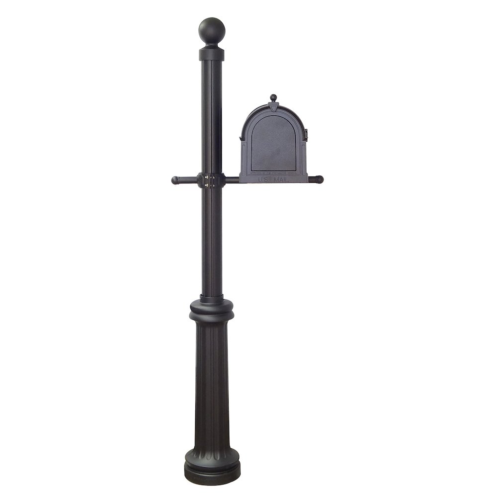 Berkshire Curbside Mailbox with Locking Insert and Fresno Mailbox Post - Special Lite Products