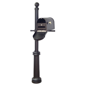 Curbside Mailbox with Front Address Numbers, Locking Insert and Fresno Mailbox - Special Lite Products