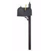 Berkshire Curbside Mailbox with Locking Insert and Albion Mailbox Post - Special Lite Products