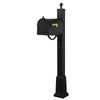 Curbside Mailbox with Locking Insert and Springfield Mailbox Post with Base - Special Lite Products