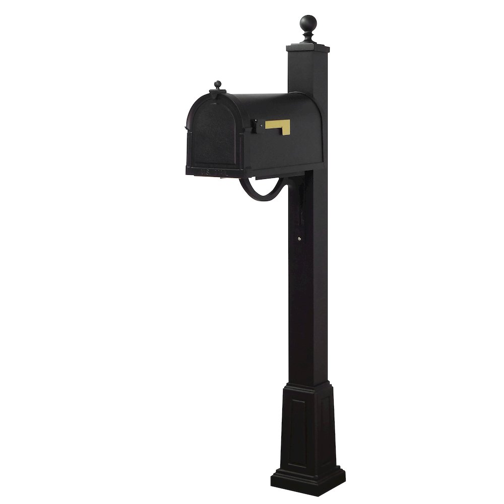 Curbside Mailbox with Locking Insert and Springfield Mailbox Post with Base - Special Lite Products