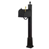 Curbside Mailbox with Locking Insert and Springfield Mailbox Post with Base - Special Lite Products