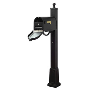 Curbside Mailbox with Front Numbers, Locking Insert and Springfield Mailbox - Special Lite Products