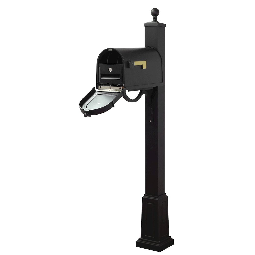 Curbside Mailbox with Front Numbers, Locking Insert and Springfield Mailbox - Special Lite Products