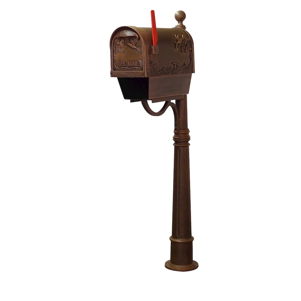 Hummingbird Curbside Mailbox with Newspaper Tube - Special Lite Products