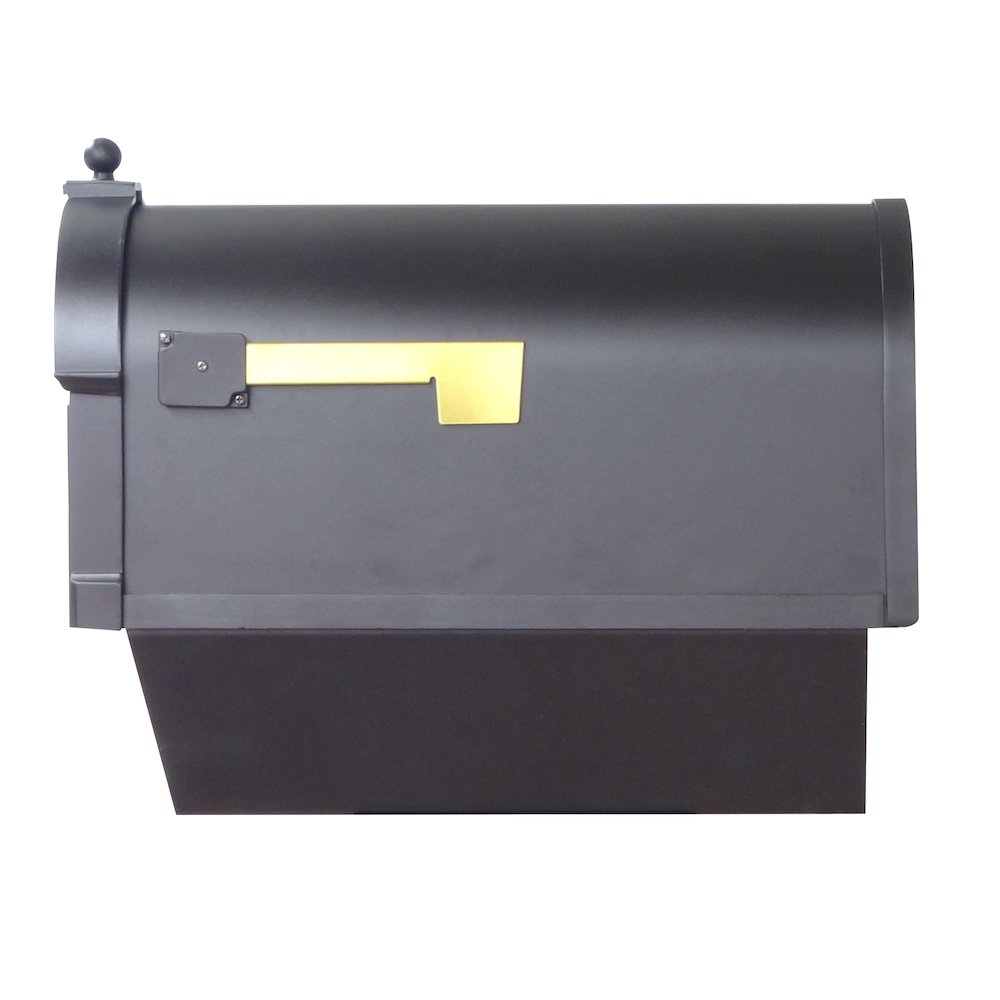 Curbside Mailbox with Front Numbers, Locking Insert and Albion Mailbox Post - Special Lite Products