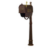 Curbside Mailbox with Front and Side Address Numbers, Newspaper Tube - Special Lite Products