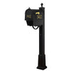 Curbside Mailbox with Front and Side Numbers, Newspaper Tube, Locking Insert - Special Lite Products